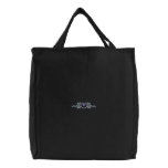 8- Ball Tribal Embroidered Tote Bag