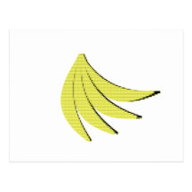 8 Bit Bananas Post Card