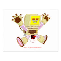 8 Bit Buzz v1.0 Postcard