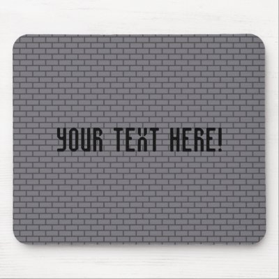 8-Bit Retro Brick, Grey by HaynzDesigns