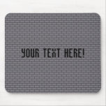 8-Bit Retro Brick, Grey mousepads