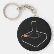 8-bit retro gaming joystick keychain