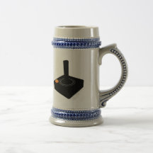 8-bit retro gaming joystick mugs