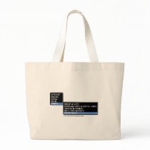 8 Bit RPG Battle Menu Canvas Bag