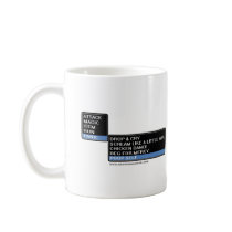 8 Bit RPG Battle Menu Coffee Mugs