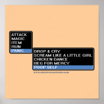 8 Bit RPG Battle Menu