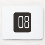#8 Black Square Mousepads