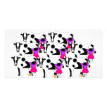 8 Maids Milking Photo Card