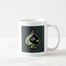 8 of Spades Coffee Mug
