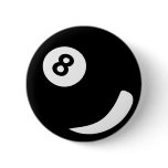 8 pool billiard ball black billiards buttons