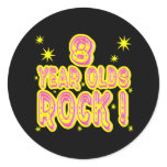 8 Year Olds Rock! (Pink) Sticker