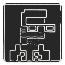 8Bit Glow Sticker