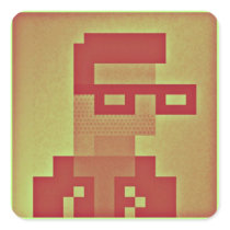 8Bit United Rust Sticker