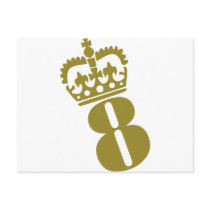 8th Birthday - Number – Eight Post Card