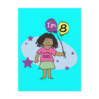 8th Birthday Postcards by birthdayzoo