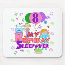 8th Birthday Sleepover Mousemats