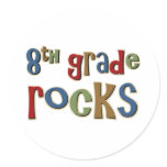 8th Grade Rocks Eighth stickers