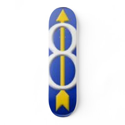 8th Infantry Skate Board by ntharp