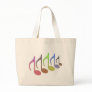 8th Note Reversed Small Canvas Bags