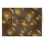 8th Wedding Anniversary Greeting Cards