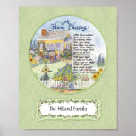 8x10 M646 - A Home Blessing - by Audrey Jeanne's Print