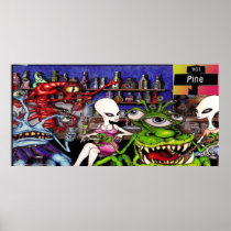 901 Pine "Alien Bar Scene" Poster