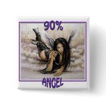 90% Angel Button!