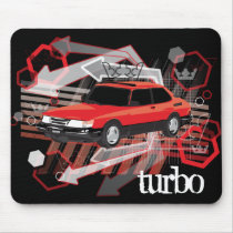 90 SPG in red, turbo mousepad