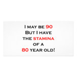 90 stamina custom photo card