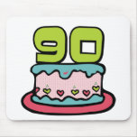 90 Year Old Birthday Cake mousepads