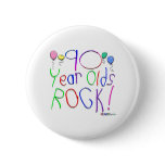 90 Year Olds Rock! Button
