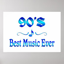 90s Best Music Poster