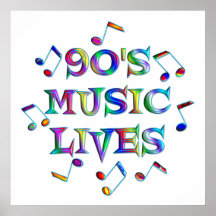 90s Music Lives Posters