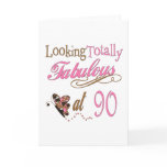 90th Birthday Greeting Card