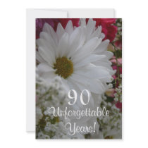 90th Birthday Celebration/White Daisy Bouqet