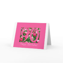 90th birthday greeting greeting card