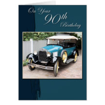 90th Birthday Greeting Card