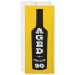 90th Birthday Party Invitation Aged to Perfection