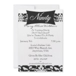 90th Birthday Party Personalized Invitation