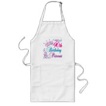 90th Birthday Princess Apron