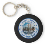 911 10 Year Anniversary keychains