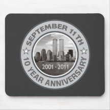 911 10 Year Anniversary Mouse Pad