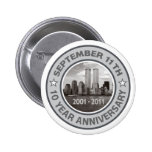 911 10 Year Anniversary Pins