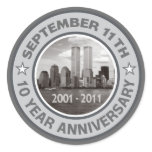 911 10 Year Anniversary Stickers