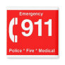 911 REFRIGERATOR MAGNETS