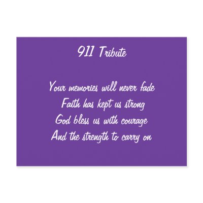 911 memories postcards by writepeople