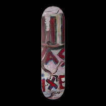 911 WAS FIXED WHITE skateboards