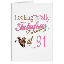 91st Birthday Cards