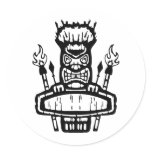 9213032011 Tiki (Rocker & Kustom) Stickers