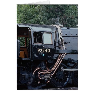 92240 Class 9F at Sheffield Park Card by transports